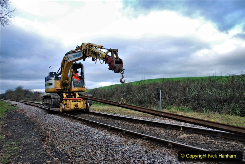 2020-01-06 Track renewal Cowpat Crossing to just beyond Dickers Crossing. (34) 034