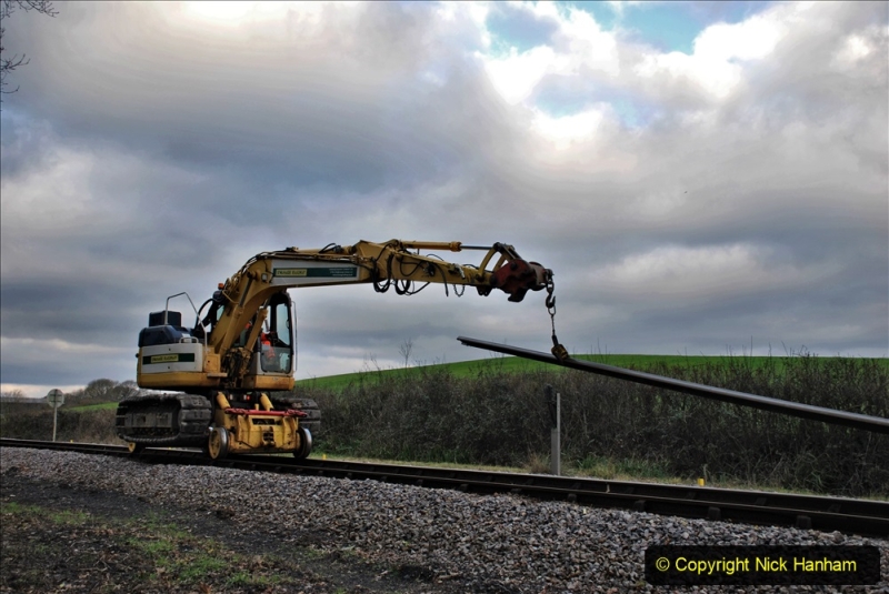 2020-01-06 Track renewal Cowpat Crossing to just beyond Dickers Crossing. (37) 037