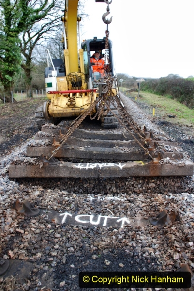 2020-01-06 Track renewal Cowpat Crossing to just beyond Dickers Crossing. (47) 047