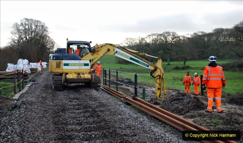 2020-01-07 Track renewal Cowpat Crossing to Just beyond Dickers Crossing. (45) 045