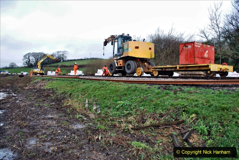 2020-01-07 Track renewal Cowpat Crossing to Just beyond Dickers Crossing. (58) 058
