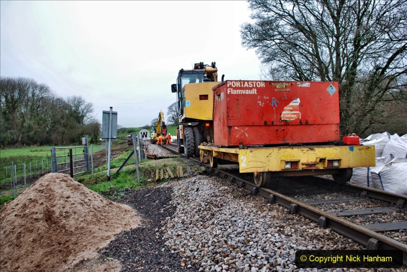2020-01-07 Track renewal Cowpat Crossing to Just beyond Dickers Crossing. (67) 067