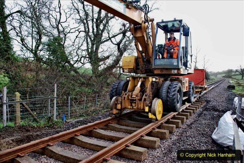 2020-01-08 Track renewal Cowpat Crossing to just beyond Dickers Crossing. (52) 052