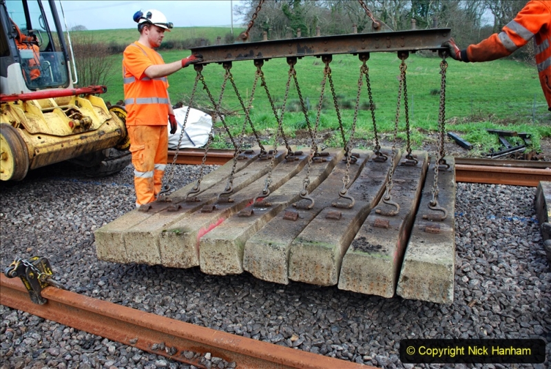 2020-01-09 Track renewal Cowpat Crossing to just beyond Dickers crossing. (104) 104