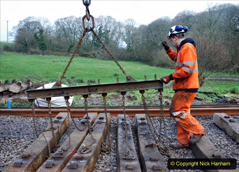 2020-01-09 Track renewal Cowpat Crossing to just beyond Dickers crossing. (107) 107