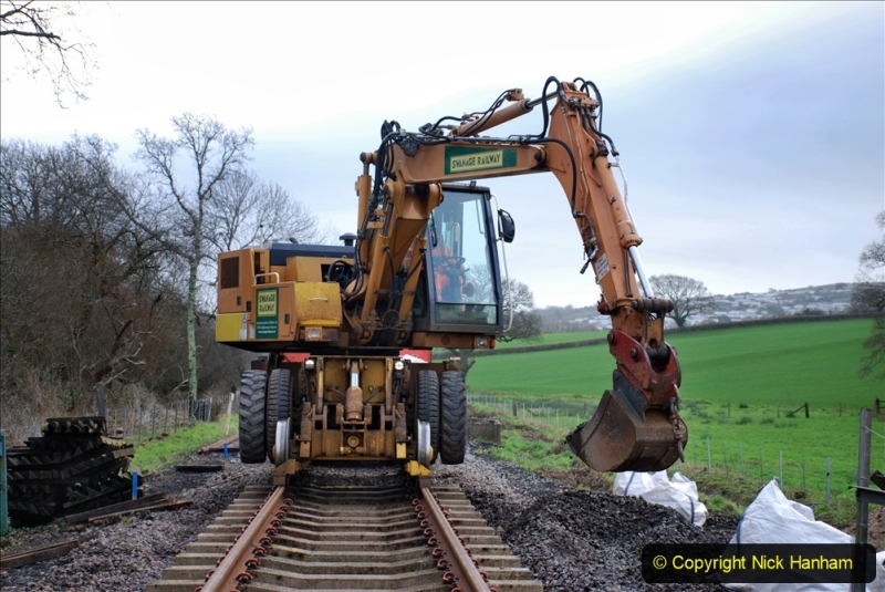 2020-01-09 Track renewal Cowpat Crossing to just beyond Dickers crossing. (53) 053
