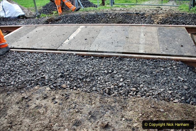 2020-01-09 Track renewal Cowpat Crossing to just beyond Dickers crossing. (63) 063