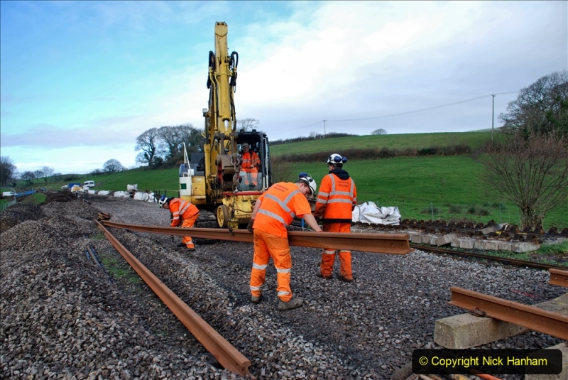 2020-01-09 Track renewal Cowpat Crossing to just beyond Dickers crossing. (74) 074