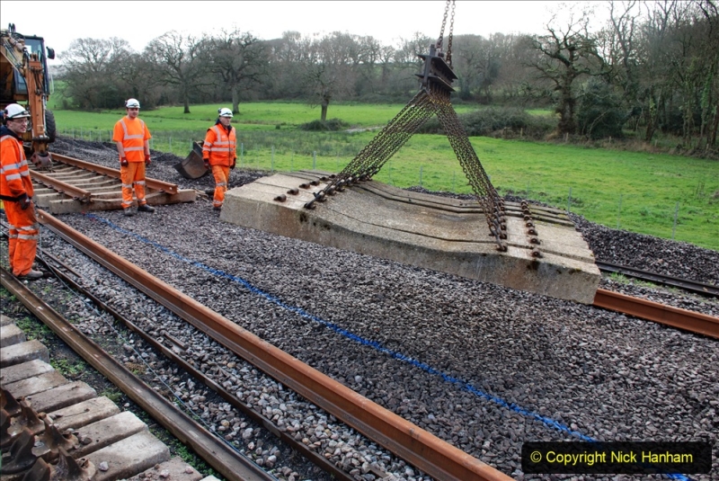 2020-01-09 Track renewal Cowpat Crossing to just beyond Dickers crossing. (91) 091