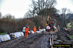 2020-01-10 Track renewal Cowpat Crossing to just beyond Dickers Crossing. (104) Track and drainage work. 104