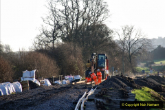 2020-01-10 Track renewal Cowpat Crossing to just beyond Dickers Crossing. (43) Track and drainage work. 043