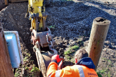 2020-01-10 Track renewal Cowpat Crossing to just beyond Dickers Crossing. (54) Track and drainage work. 054