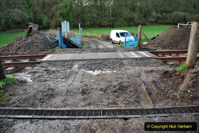 2020-01-17 Track renewal Cowpat Crossing to just past Dickers Crossing. (15) Drainage Work. 15