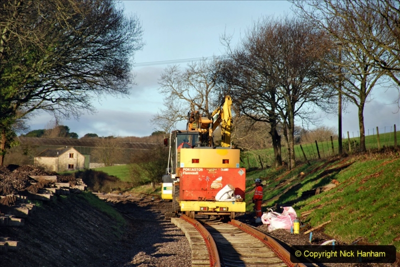 2020-01-17 Track renewal Cowpat Crossing to just past Dickers Crossing. (30) Drainage Work. 30