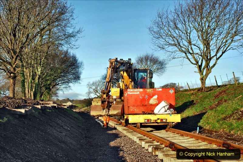 2020-01-17 Track renewal Cowpat Crossing to just past Dickers Crossing. (31) Drainage Work. 31