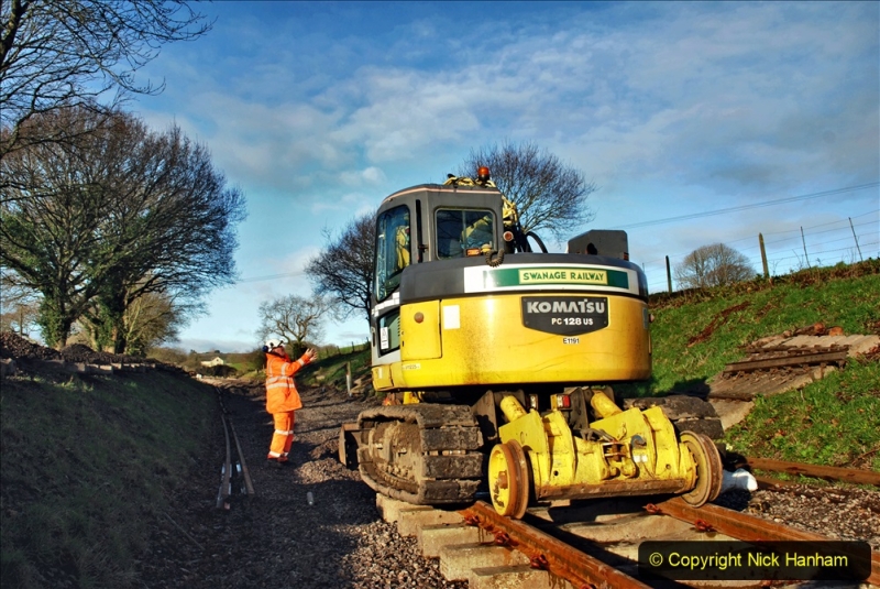 2020-01-17 Track renewal Cowpat Crossing to just past Dickers Crossing. (41) Drainage Work. 41