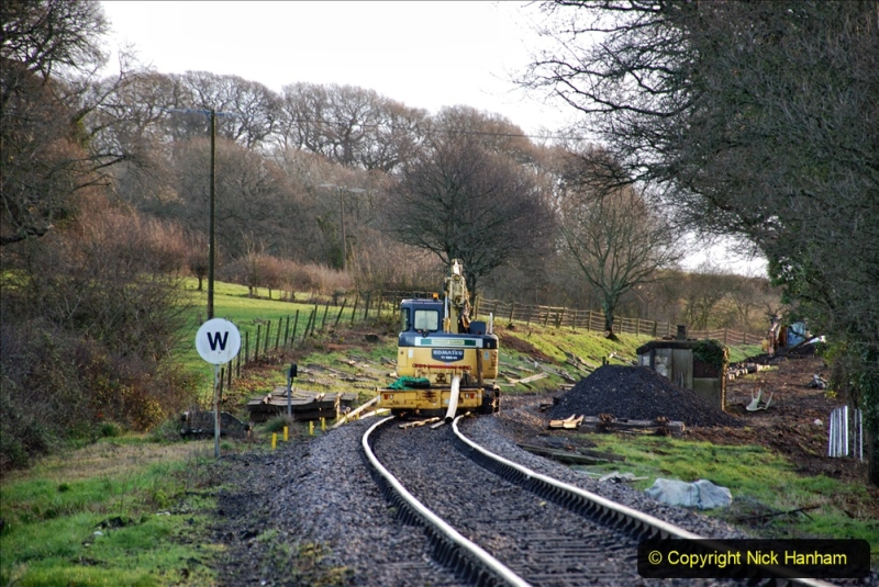2020-01-17 Track renewal Cowpat Crossing to just past Dickers Crossing. (9) Drainage Work. 9