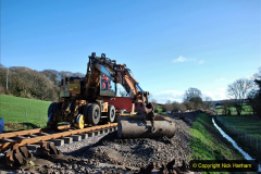 2020-01-17 Track renewal Cowpat Crossing to just past Dickers Crossing. (152) Drainage Work. 152