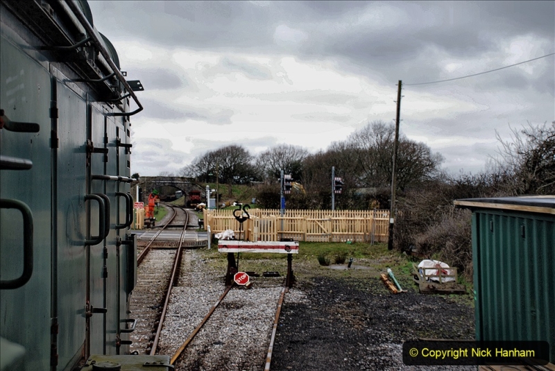 2020-01-24 Track renewall Cowpat Crossing to just past Dickers Crossing. (123) Ballast work. 123