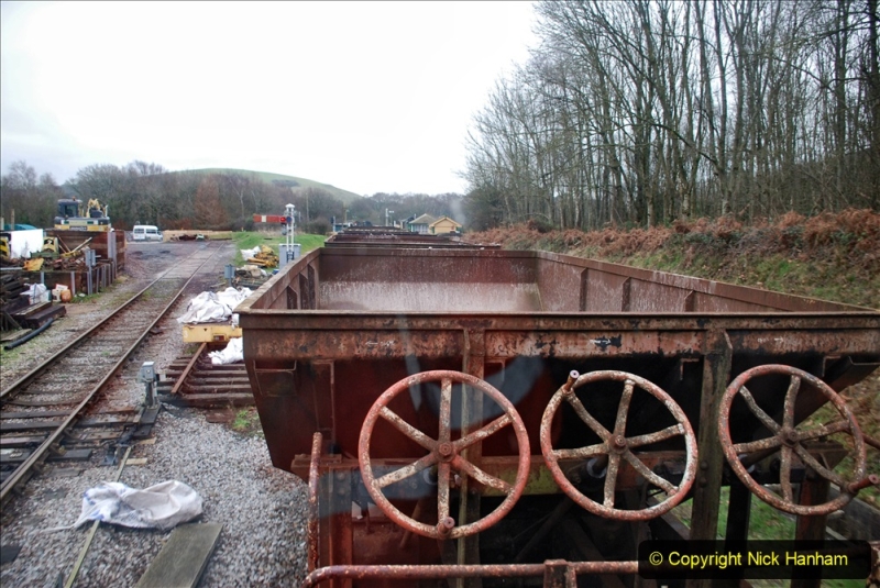 2020-01-24 Track renewall Cowpat Crossing to just past Dickers Crossing. (129) Ballast work. 129