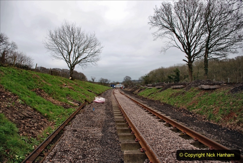 2020-01-24 Track renewall Cowpat Crossing to just past Dickers Crossing. (189) Ballast work. 189