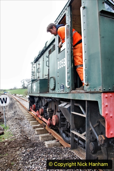 2020-01-24 Track renewall Cowpat Crossing to just past Dickers Crossing. (36) Ballast work. 036