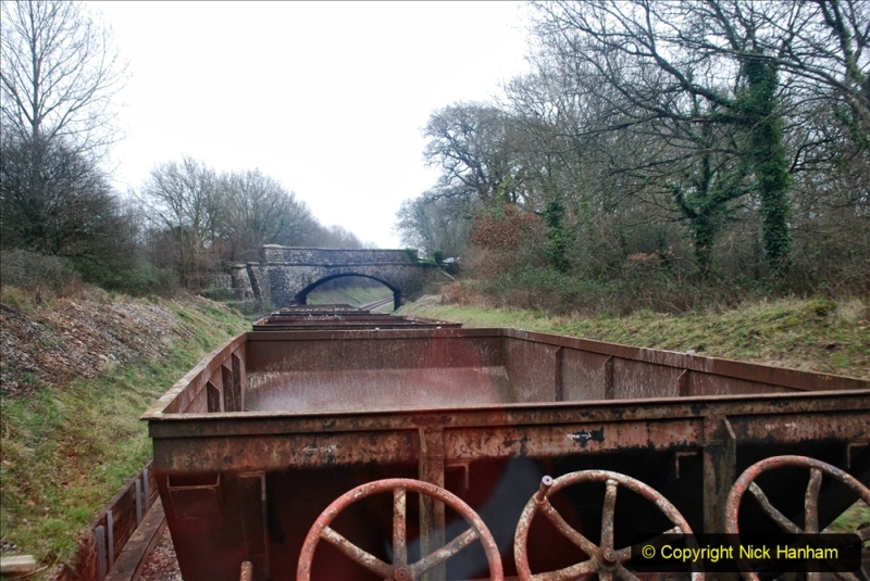 2020-01-24 Track renewall Cowpat Crossing to just past Dickers Crossing. (82) Ballast work. 082