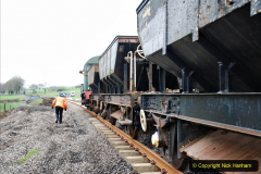 2020-01-24 Track renewall Cowpat Crossing to just past Dickers Crossing. (38) Ballast work. 038