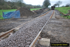 2020-01-24 Track renewall Cowpat Crossing to just past Dickers Crossing. (64) Ballast work. 064