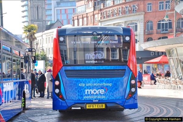 2018-02-23 Bournemouth Square and NEW W&D buses.  (27)027