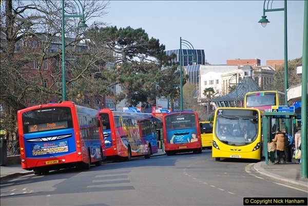 2018-02-23 Bournemouth Square and NEW W&D buses.  (41)041