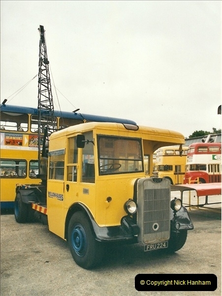 2002-06-30. 100 Years of Yellow Buses Open Day, Mallard Road Depot. Bournemouth, Dorset.    (10)025