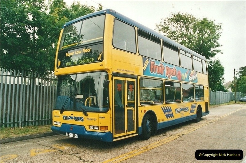 2002-06-30. 100 Years of Yellow Buses Open Day, Mallard Road Depot. Bournemouth, Dorset.    (1)016