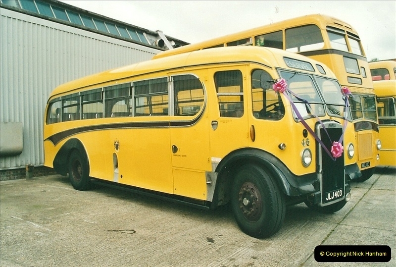 2002-06-30. 100 Years of Yellow Buses Open Day, Mallard Road Depot. Bournemouth, Dorset.    (22)037