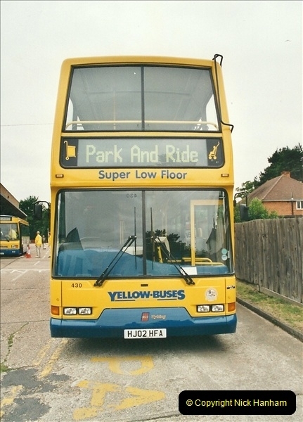 2002-06-30. 100 Years of Yellow Buses Open Day, Mallard Road Depot. Bournemouth, Dorset.    (4)019