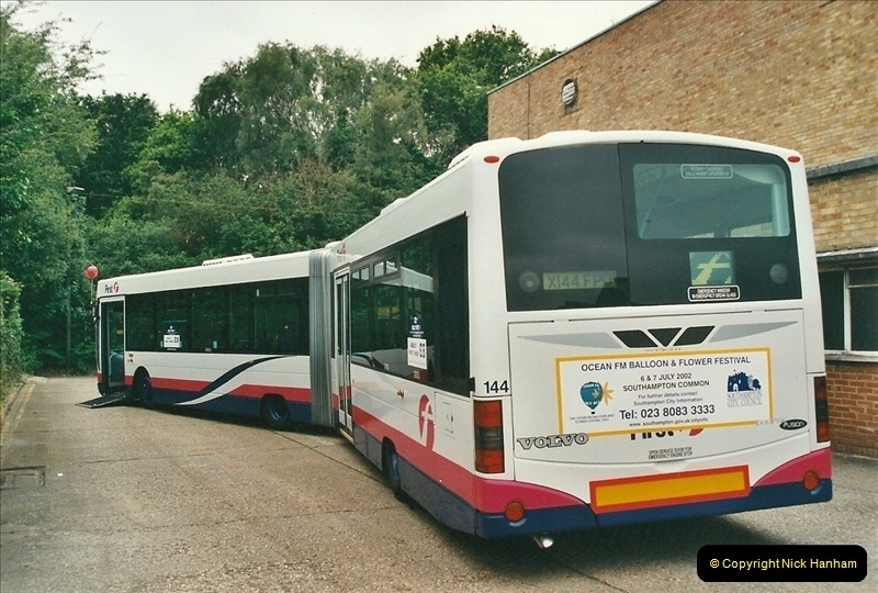 2002-06-30. 100 Years of Yellow Buses Open Day, Mallard Road Depot. Bournemouth, Dorset.    (44)059