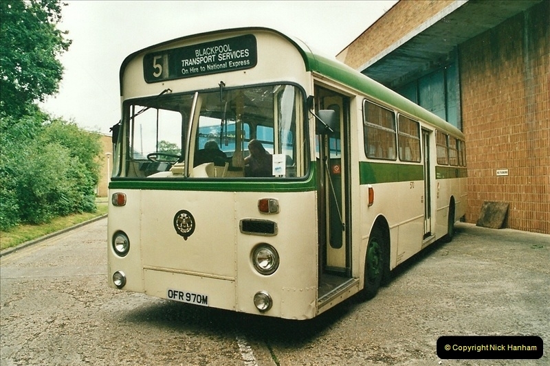 2002-06-30. 100 Years of Yellow Buses Open Day, Mallard Road Depot. Bournemouth, Dorset.    (60)075