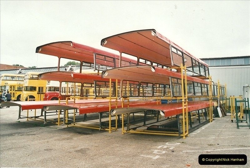 2002-06-30. 100 Years of Yellow Buses Open Day, Mallard Road Depot. Bournemouth, Dorset.    (7)022