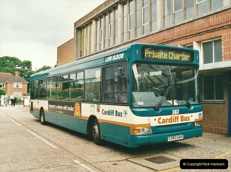 2002-06-30. 100 Years of Yellow Buses Open Day, Mallard Road Depot. Bournemouth, Dorset.    (71)086