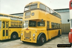 2002-06-30. 100 Years of Yellow Buses Open Day, Mallard Road Depot. Bournemouth, Dorset.    (15)030