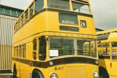 2002-06-30. 100 Years of Yellow Buses Open Day, Mallard Road Depot. Bournemouth, Dorset.    (20)035