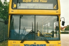 2002-06-30. 100 Years of Yellow Buses Open Day, Mallard Road Depot. Bournemouth, Dorset.    (2)017