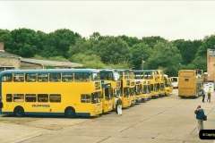 2002-06-30. 100 Years of Yellow Buses Open Day, Mallard Road Depot. Bournemouth, Dorset.    (24)039