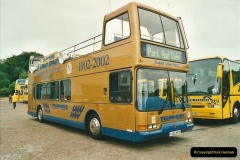 2002-06-30. 100 Years of Yellow Buses Open Day, Mallard Road Depot. Bournemouth, Dorset.    (25)040