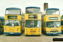 2002-06-30. 100 Years of Yellow Buses Open Day, Mallard Road Depot. Bournemouth, Dorset.    (32)047