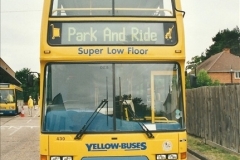 2002-06-30. 100 Years of Yellow Buses Open Day, Mallard Road Depot. Bournemouth, Dorset.    (4)019