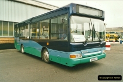2002-06-30. 100 Years of Yellow Buses Open Day, Mallard Road Depot. Bournemouth, Dorset.    (55)070