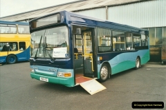 2002-06-30. 100 Years of Yellow Buses Open Day, Mallard Road Depot. Bournemouth, Dorset.    (56)071