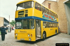 2002-06-30. 100 Years of Yellow Buses Open Day, Mallard Road Depot. Bournemouth, Dorset.    (65)080