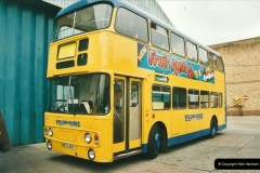 2002-06-30. 100 Years of Yellow Buses Open Day, Mallard Road Depot. Bournemouth, Dorset.    (85)100